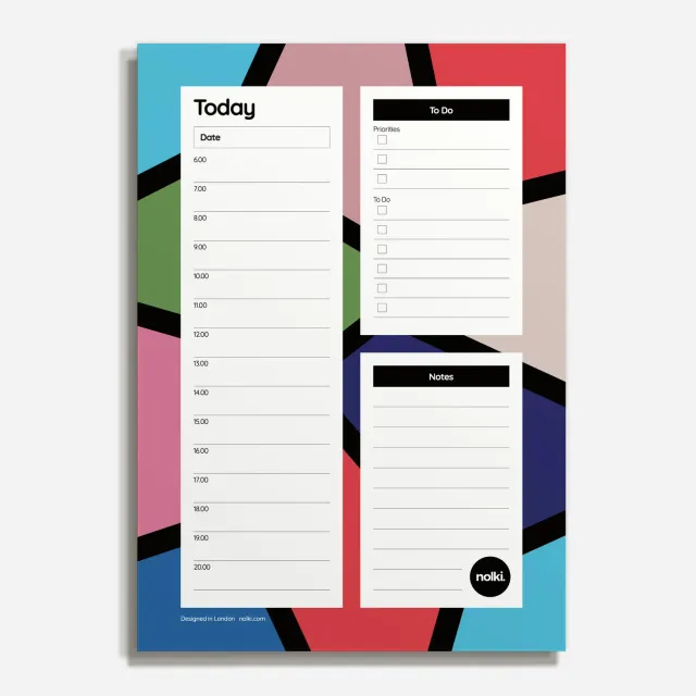 Nolki Aurora bloc-notes A5 100 feuilles quotidien