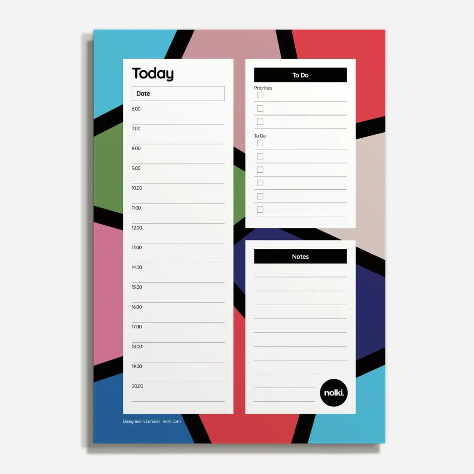 Nolki Aurora bloc-notes A5 100 feuilles quotidien
