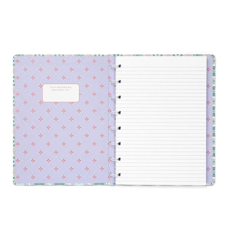 Filofax Mediterranean carnet A5 Mint rechargeable ligné