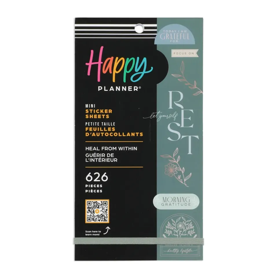 Happy Planner Heal from Within stickers Mini 626 pièces