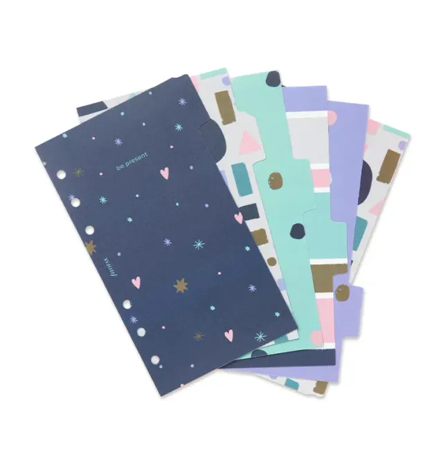 Filofax Good Vibes Personal intercalaires x6 plastique