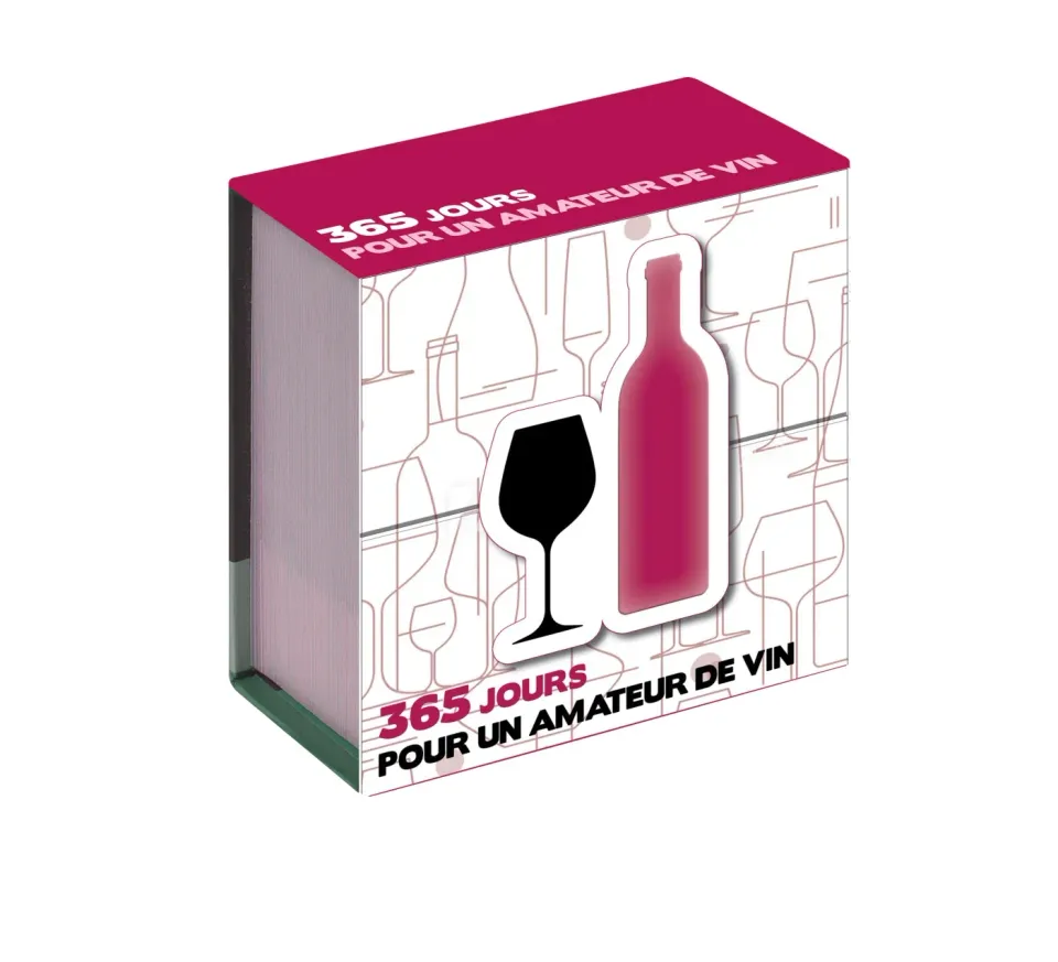 Frigobloc 365 jours amateur de vin mini calendrier cépages