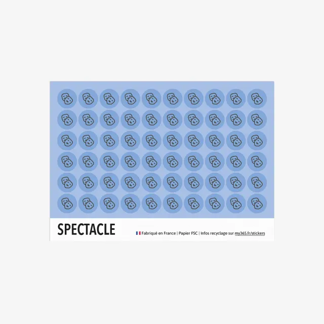 My365 Stickers Spectacle planche loisirs créatifs