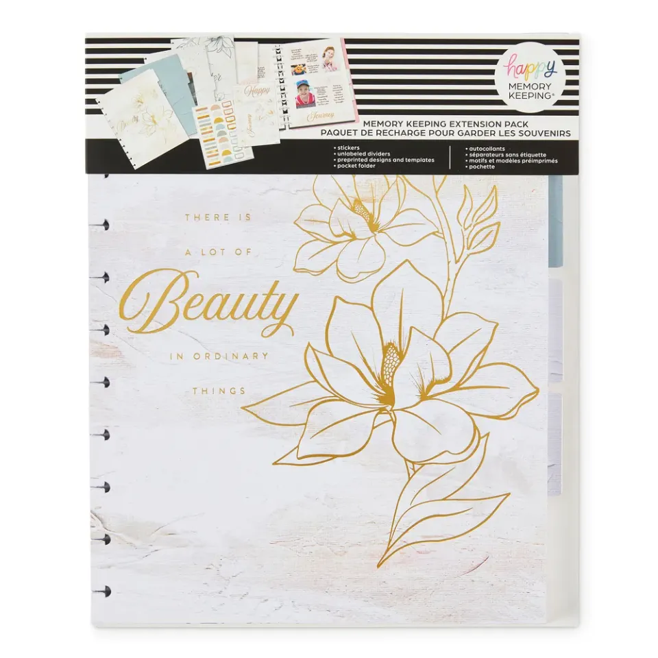 Happy Planner Farmhouse extension Big memory 8,5x11 pouces