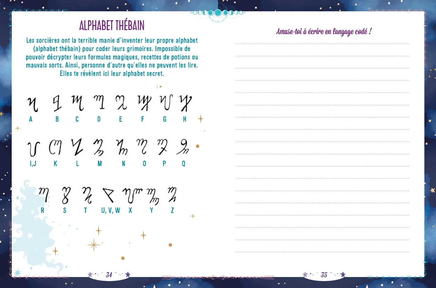Frigobloc Ce carnet est ensorcelé carnet magique 8-12 ans