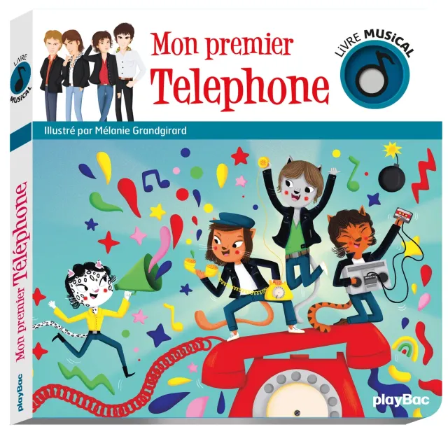 Frigobloc Mon premier Téléphone livre musical sonore 5 titres