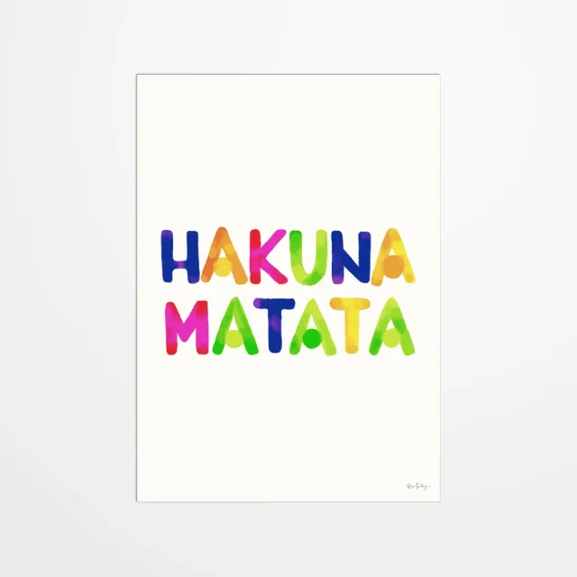 My365 Rio Soley Hakuna Matata carte postale citation