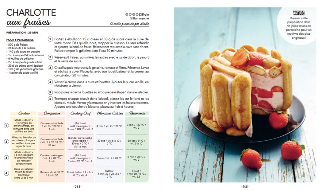 Marmiton et mon robot cuiseur desserts express livre 50 recettes