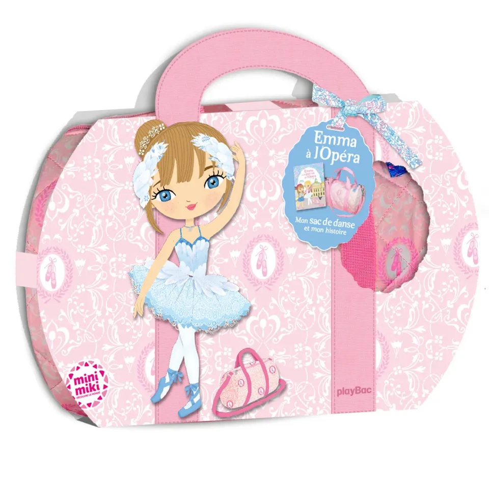Minimiki Emma à l’Opéra sac de danse + livre