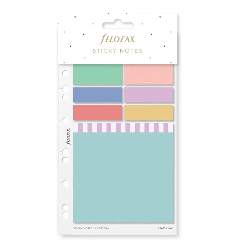 Filofax Everyday notes adhésives set A5 marque-pages couleurs