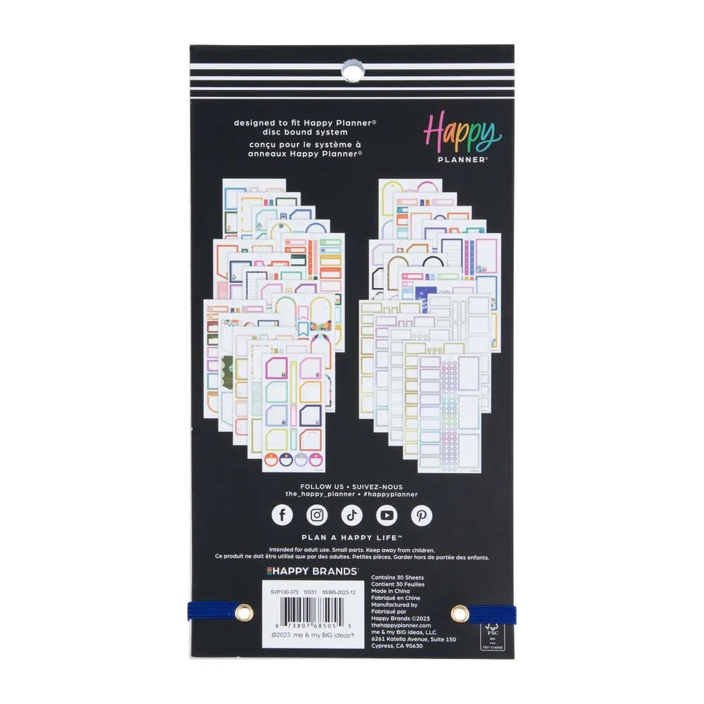 Happy Planner Essential Boxes stickers Classic 688
