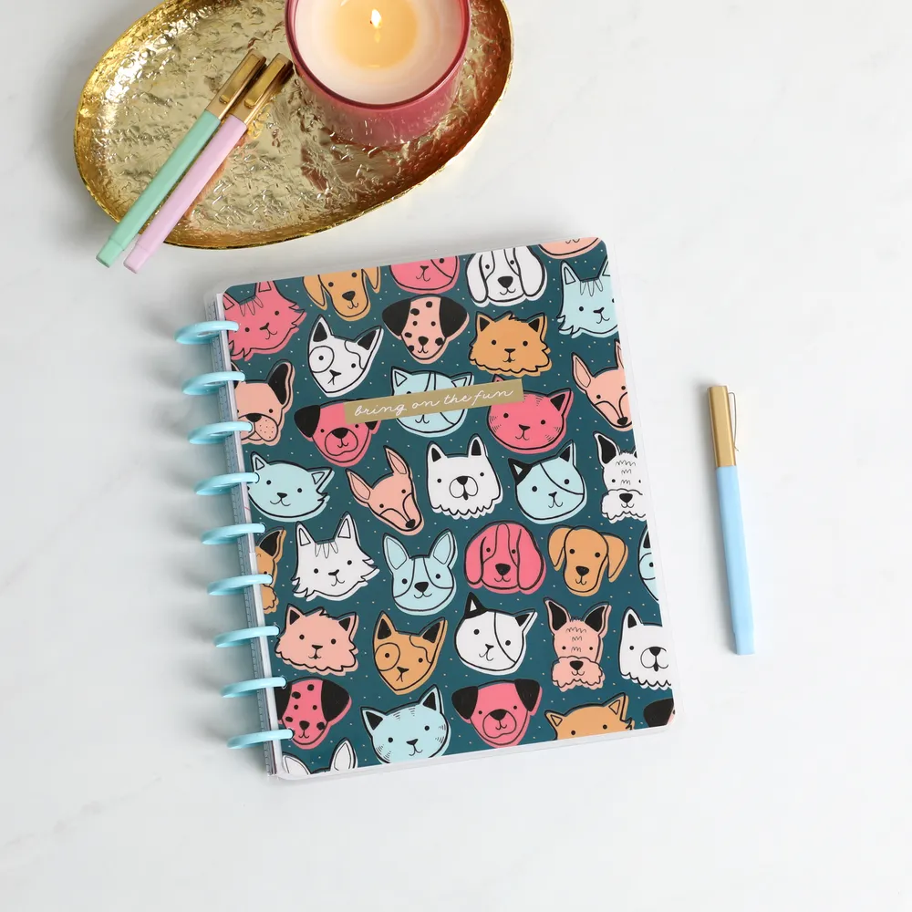 Happy Planner Playful Pets Classic agenda non daté checklist
