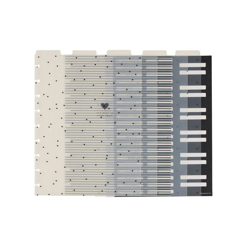 Happy Planner Love L+S intercalaires Classic plastique lot de 5