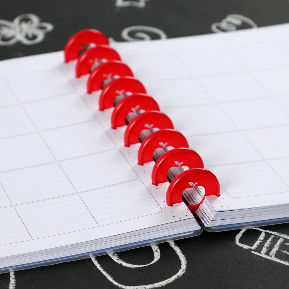 Happy Planner Red Apple disques plastique Medium x11 pomme