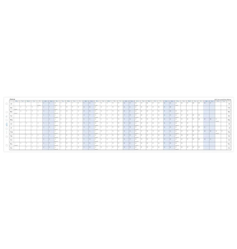 Filofax Pocket recharge planning annuel 2027 horizontal