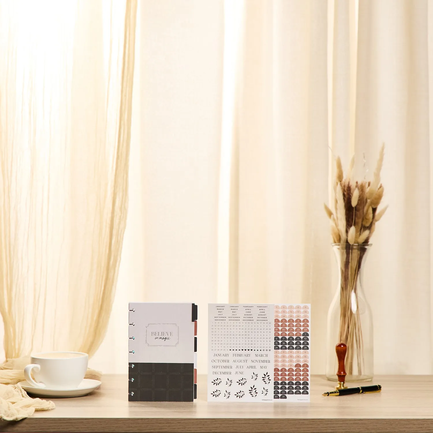 Happy Planner Modern Charm Mini recharge agenda 6 mois