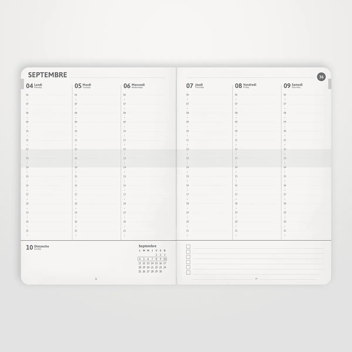 My365 SIMPLE Rendez-vous agenda semainier 2026-2027