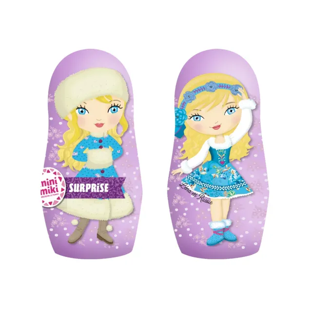 Frigobloc Minimiki surprise Lena en Russie boîte collector 4 ans