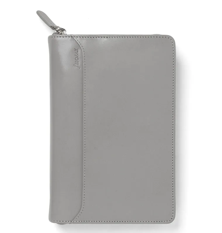 Filofax Lockwood organiseur zip Personal gris cuir