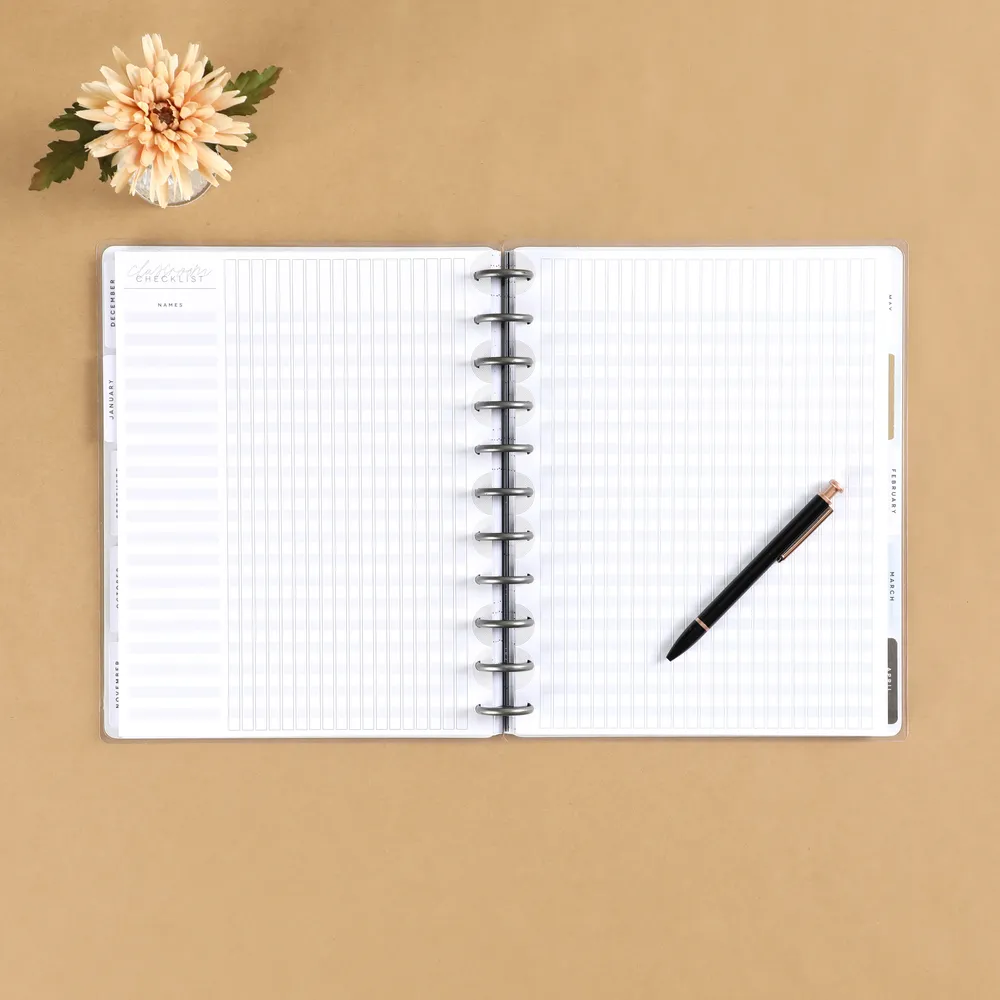Happy Planner Realign Teacher Checklist recharge papier Big 40 feuilles