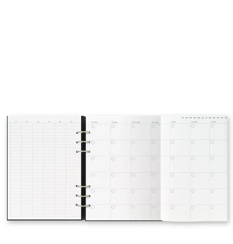 Filofax Clipbook Classic organiseur A5 noir monochrome