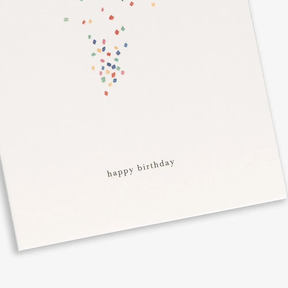 Kartotek Confetti carte anniversaire