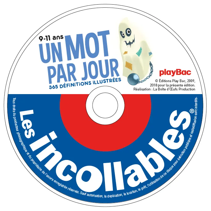 Frigobloc Incollables Un mot par jour Anglais 9-11 ans calendrier