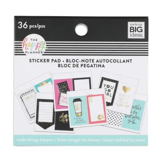 Happy Planner Make Things Happen bloc mini stickers