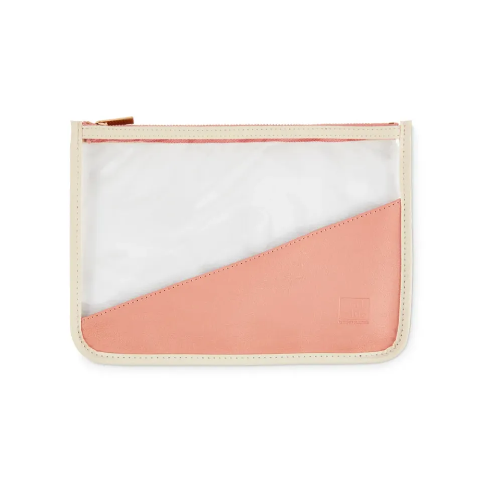 Happy Planner Work Life trousse rose transparente