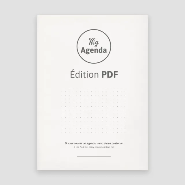My365 My Agenda version PDF imprimable semaine famille