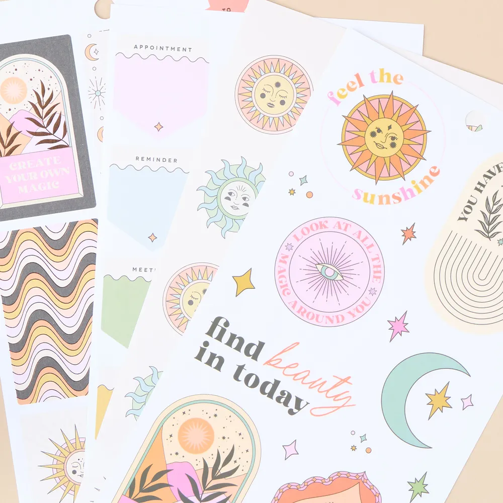 Happy Planner Desert Mystic stickers décoratifs 646 pièces