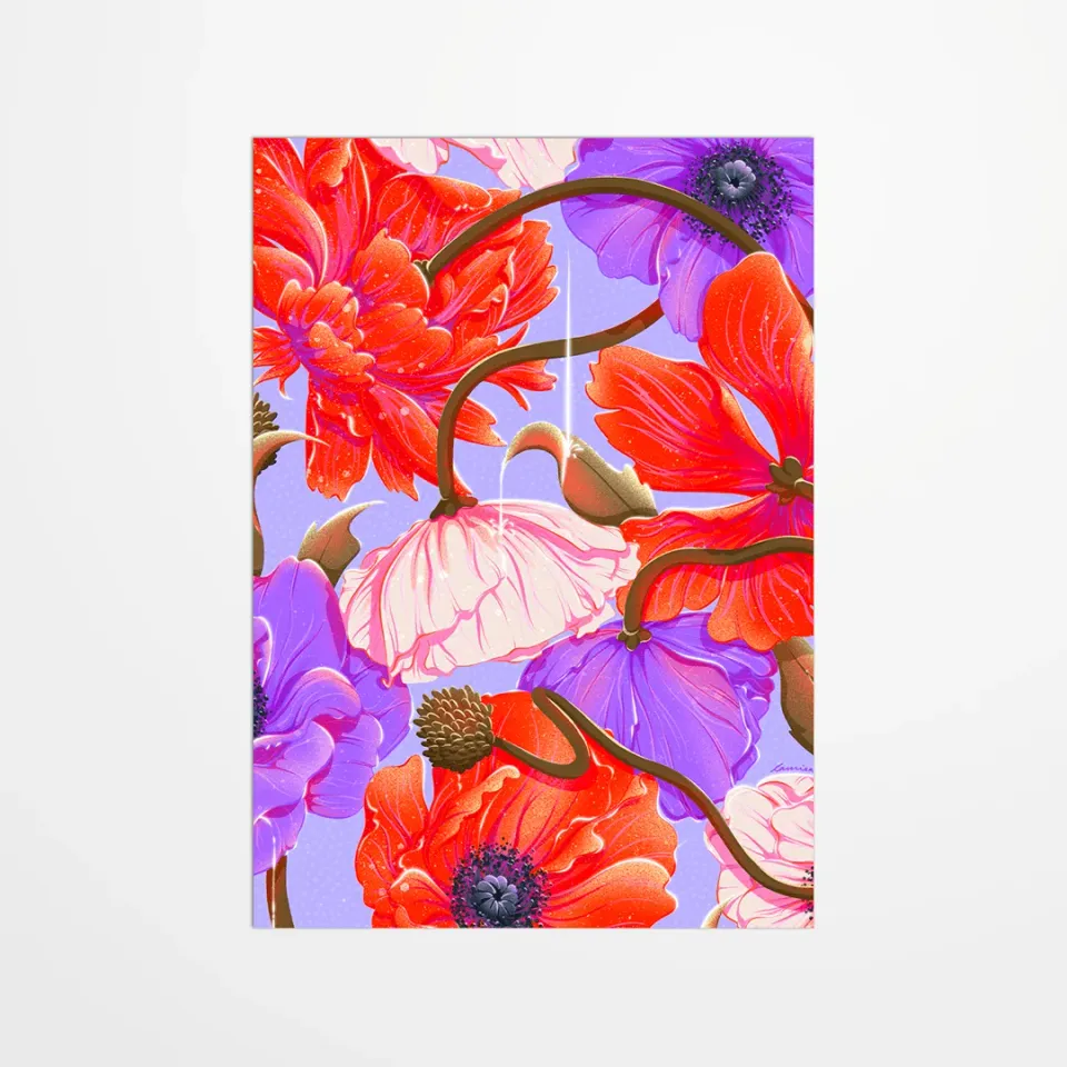My365 Lauriea Flowers carte postale fleurs