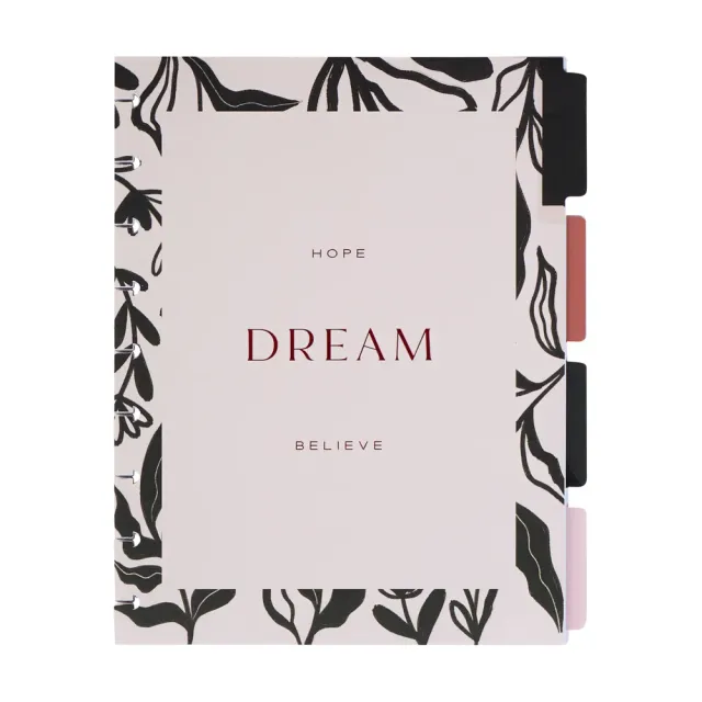 Happy Planner Dancing Leaves recharge agenda Classic 6 mois vertical