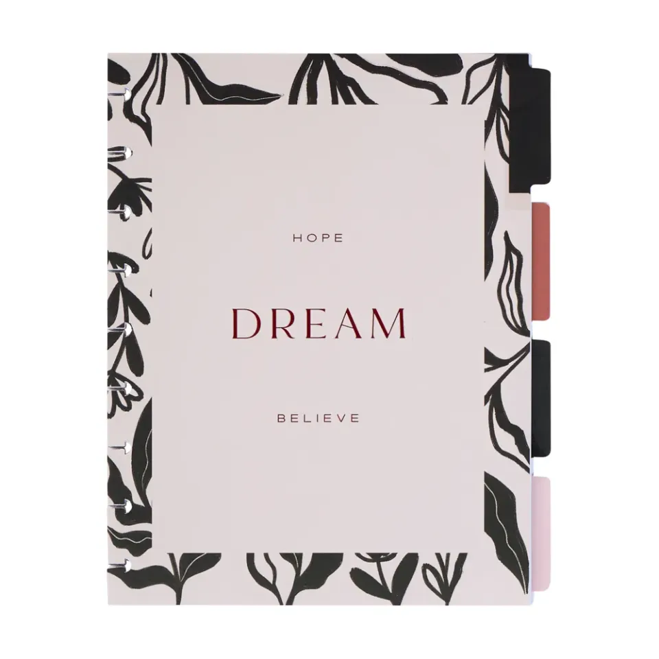 Happy Planner Dancing Leaves recharge agenda Classic 6 mois vertical