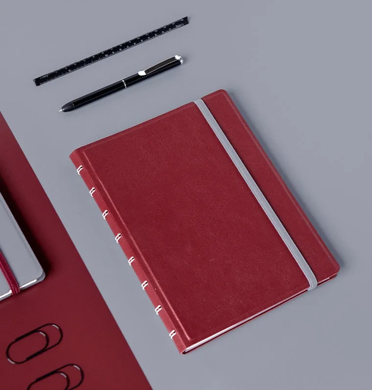 Filofax Contemporary Notebook carnet A4 Bordeaux rechargeable