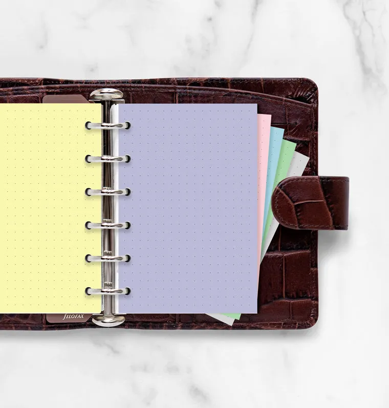Filofax Pastels recharge pointillee Pocket pastel