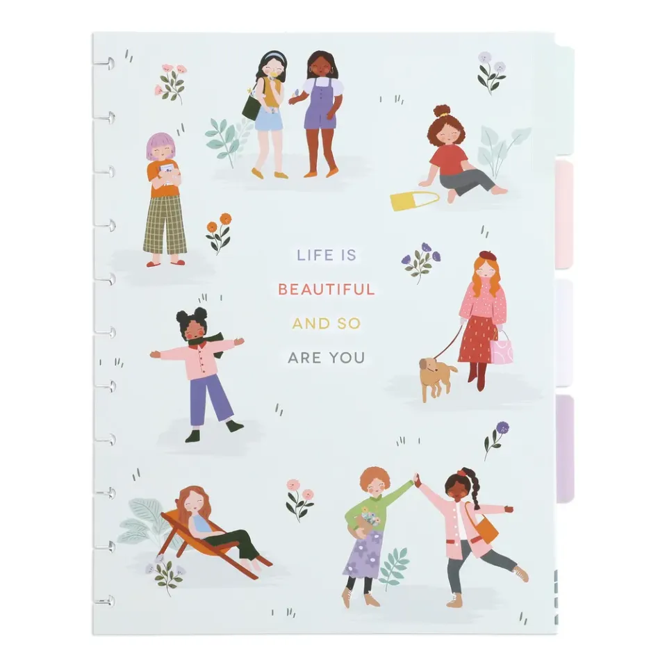 Happy Planner Squad Goals Big recharge agenda vertical 4 mois