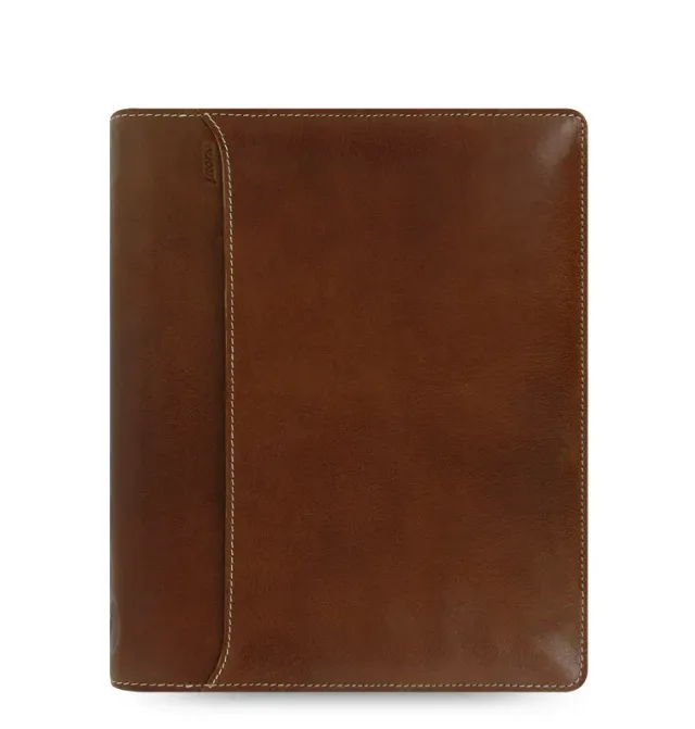 Filofax Lockwood organiseur A5 cuir cognac à zip