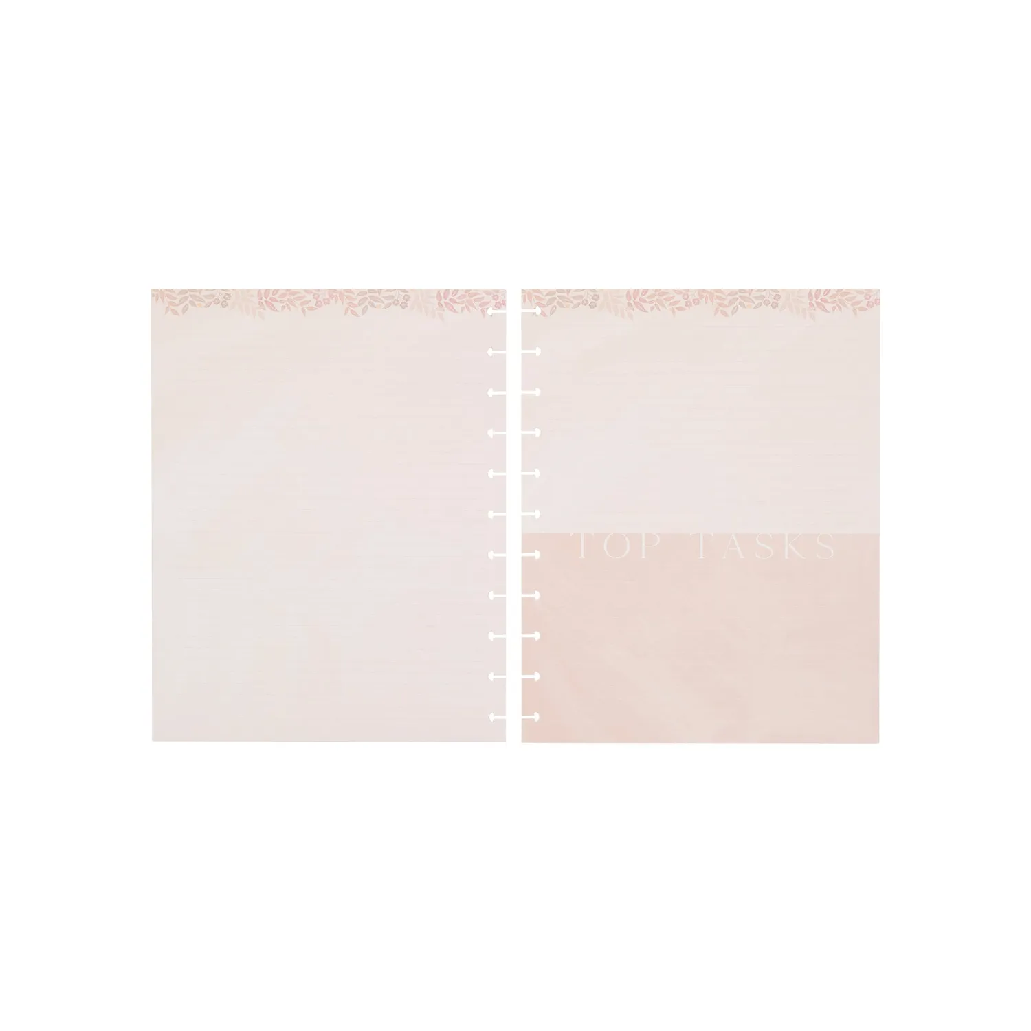 Happy Planner Dune Hues recharge papier ligné pointillé Big 40 feuilles
