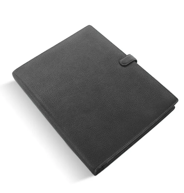 Filofax Finsbury organiseur A4 noir cuir classique