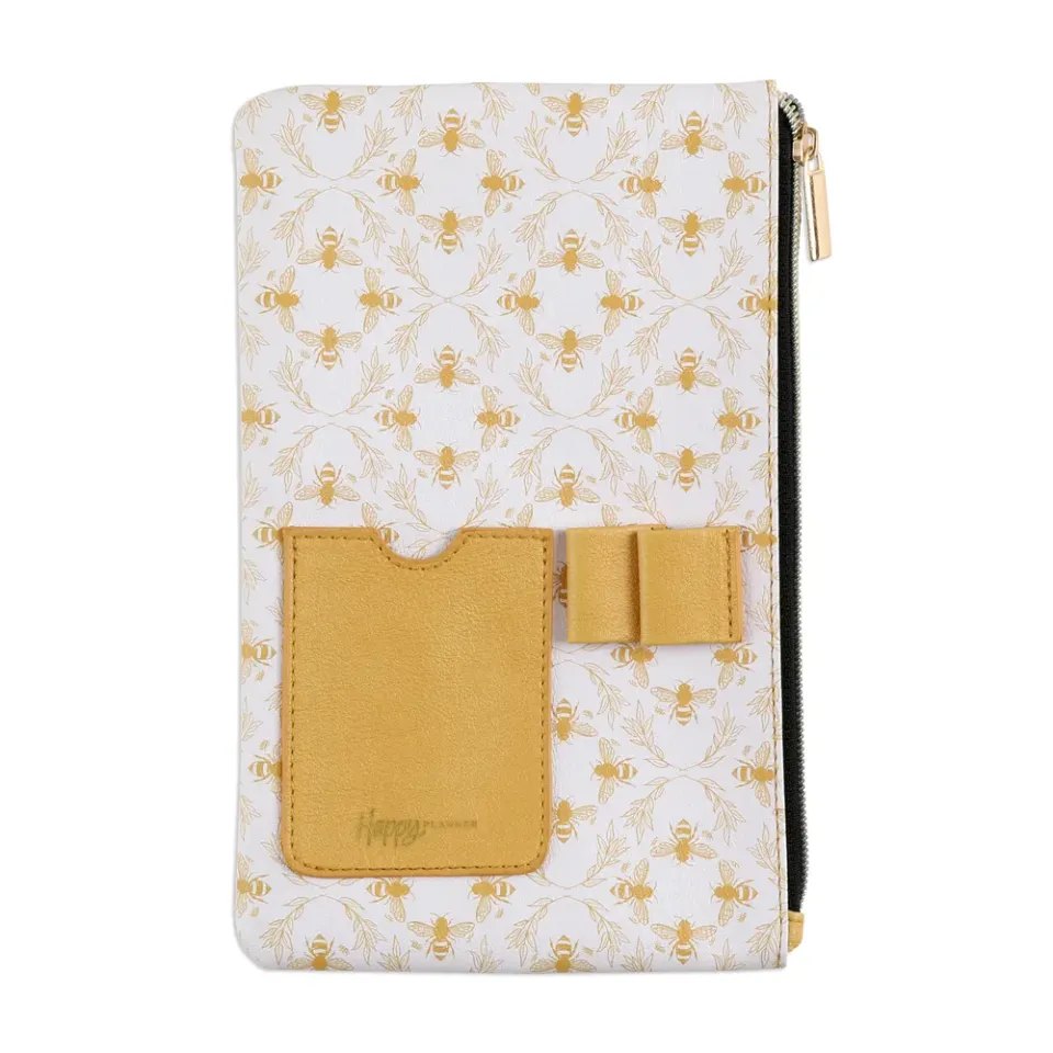 Happy Planner Homesteader trousse zippée abeille jaune