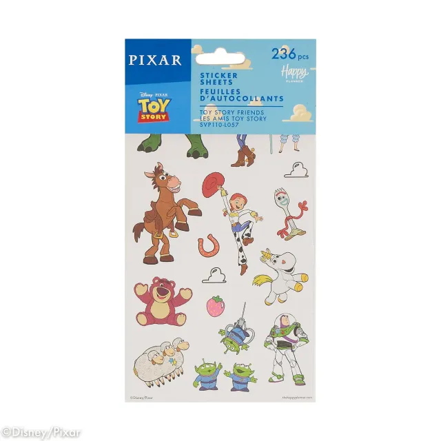 Happy Planner Toy Story Friends planches stickers 10 feuilles