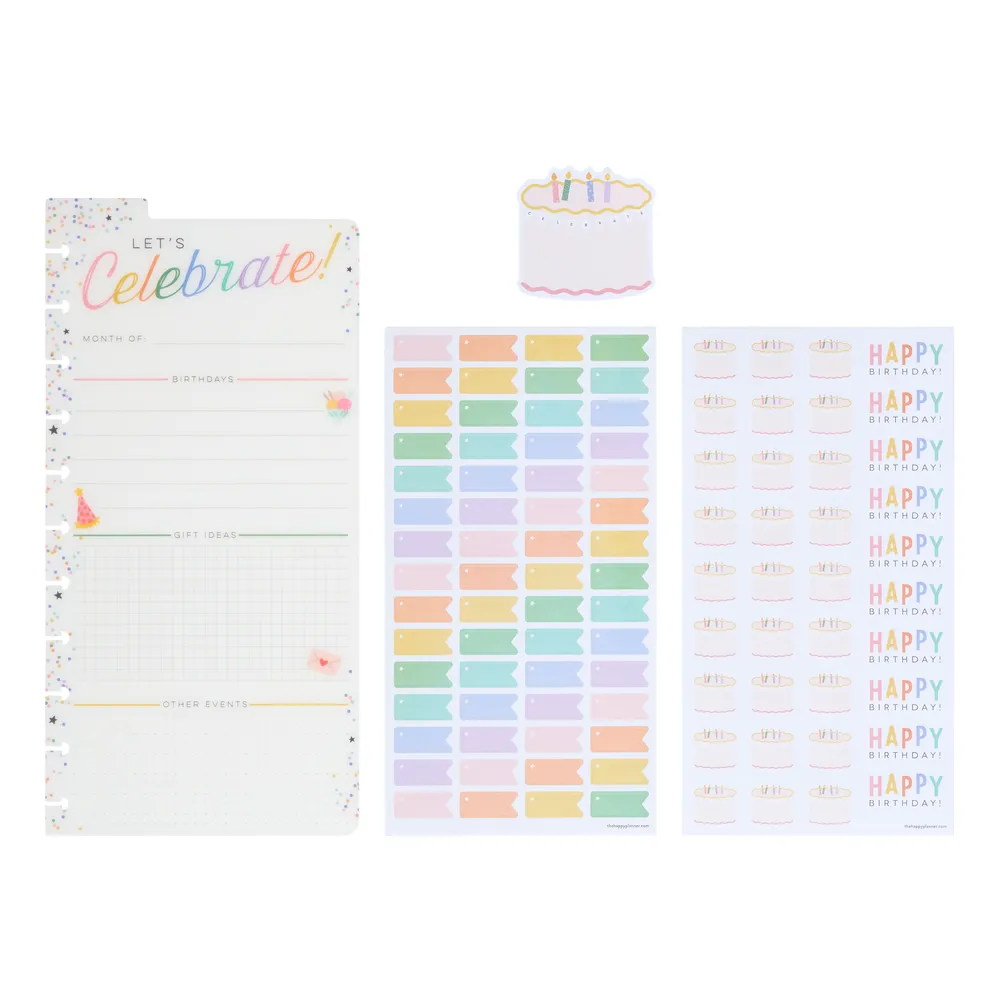 Happy Planner Student Attendance pack accessoires teacher Big