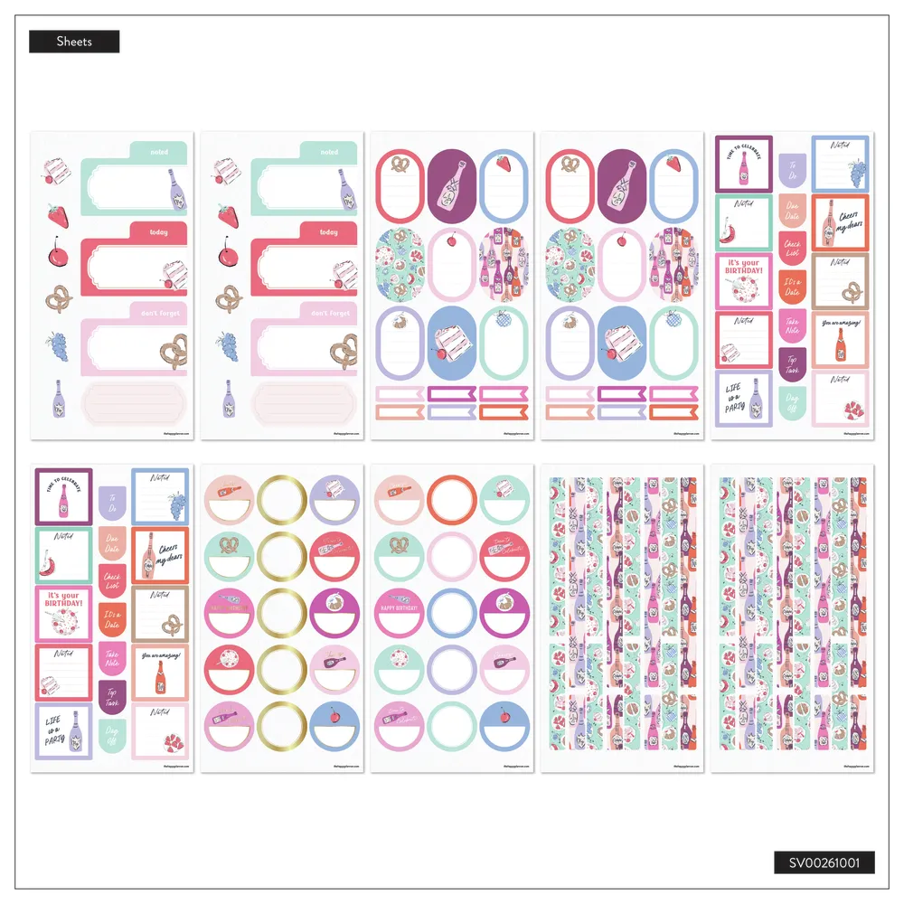 Happy Planner Seasonal Delights Mega Value Pack stickers 100 feuilles saison