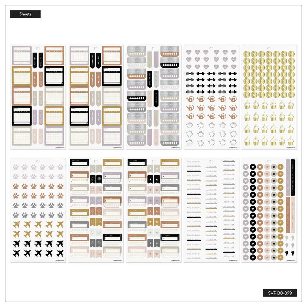 Happy Planner Check It Off stickers checklist 1448 pièces