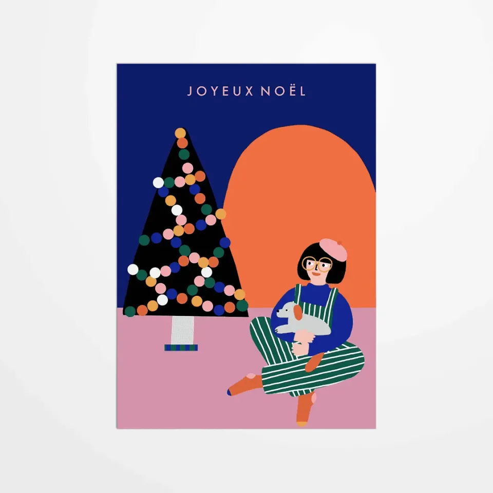 My365 Jennifer Bouron Noël carte postale de Noël