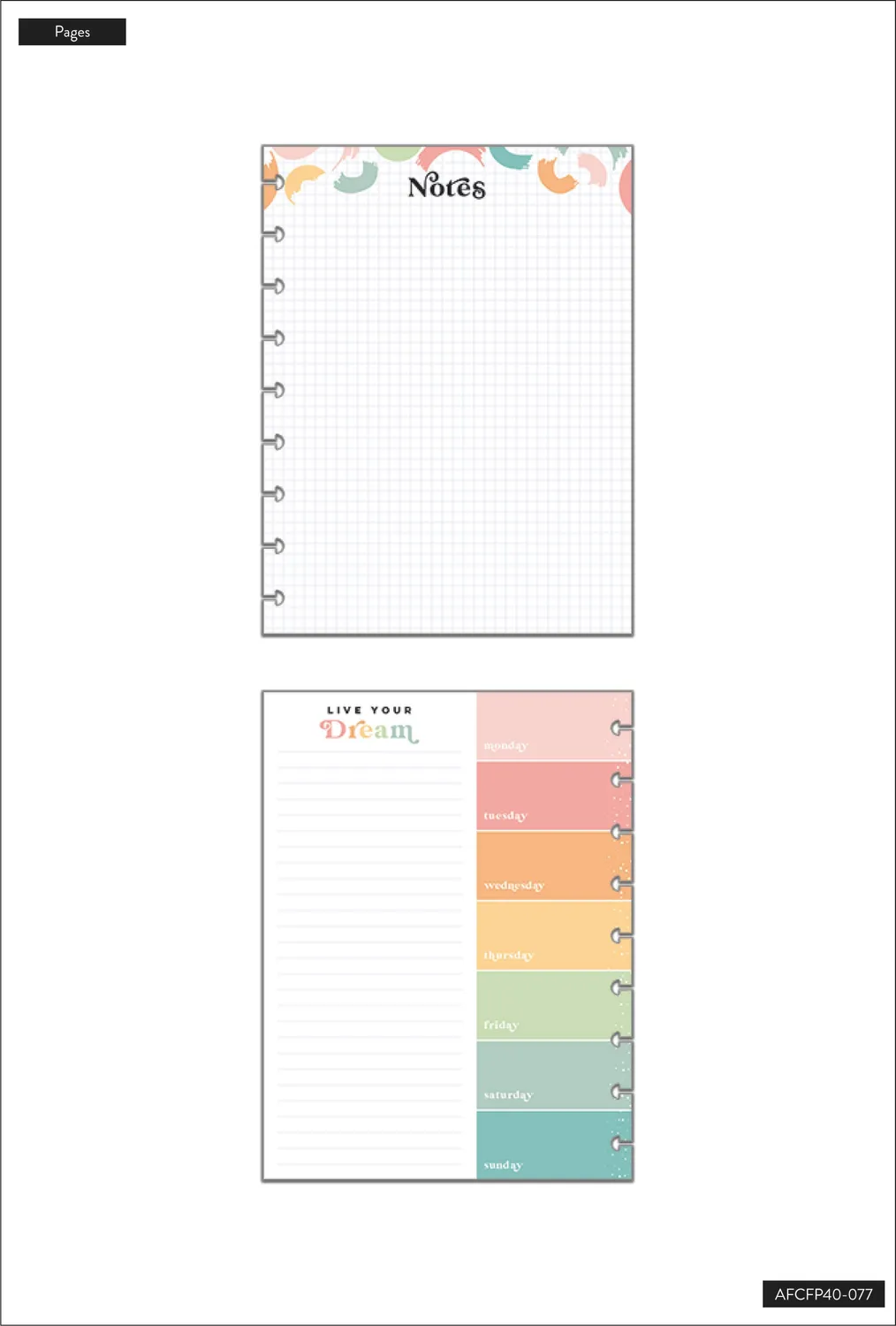 Happy Planner Everyday Colorful recharge Classic 40