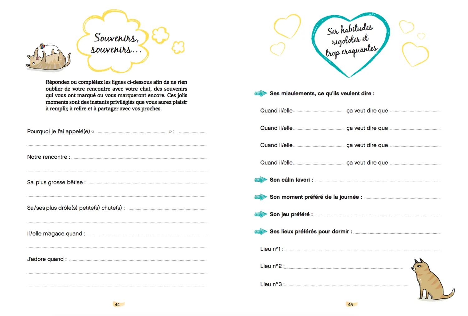 Frigobloc Comment rendre mon chat heureux carnet santé chat