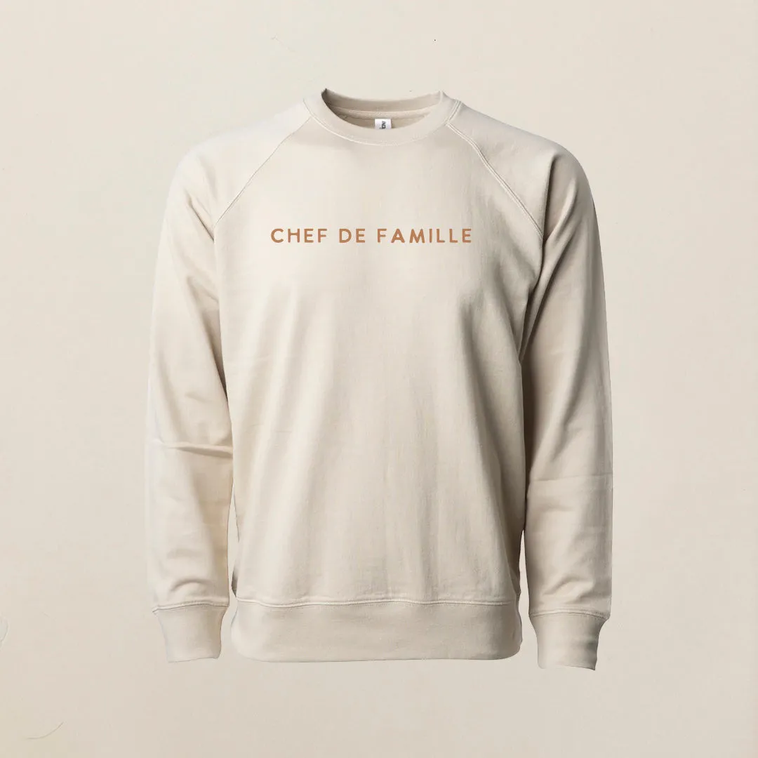 Les Belles Combines Chef de famille chandail unisexe coton