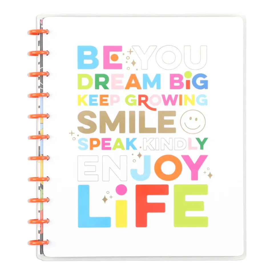 Happy Planner Joyful Expressions Big carnet pointillé 60 feuilles